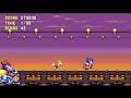 Sonic Triple Trouble 16 Bit Sunset Park Zone Act 3 Sonic Tails 1080 HD