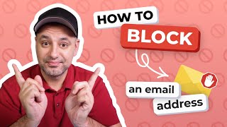 How to block an email address
