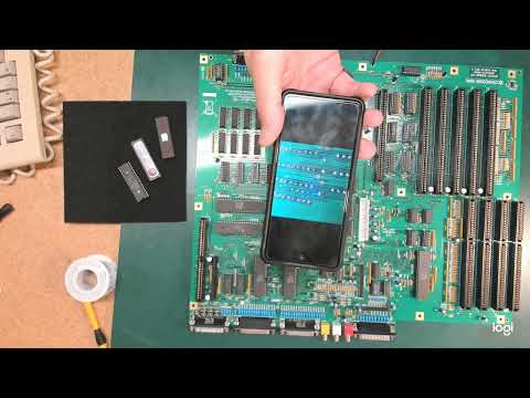 Amiga 2000 remake Part 16: Working after fixing Yellow Screen fault