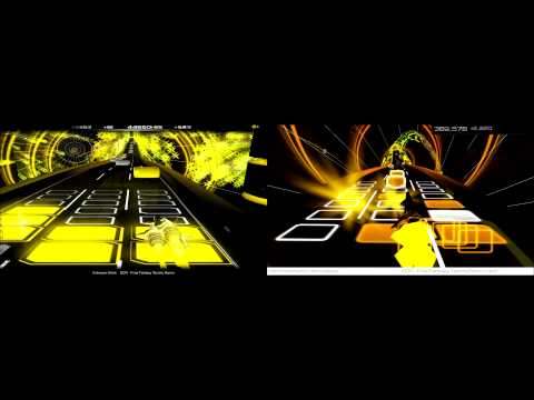 DDR  Final Fantasy Techno Remix. Audiosurf vs Audiosurf 2