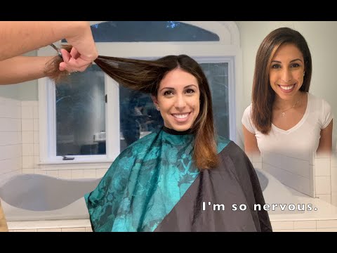 I cut my wife's hair! | How to Trim Women's Hair