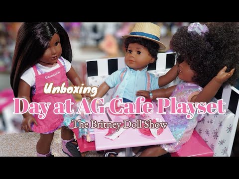 Unboxing Day at AG Cafe Set | American Girl Doll Playset