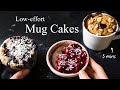 Easy Vegan Mug Cakes Black Forest Banana Bread Blueberry Lemon Cake