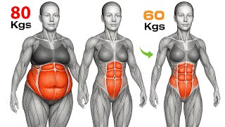 30 Min Standing Ab Workout 🔥 Flatten Hanging Belly Fat & Get a Slim Flat Belly Fast for Women