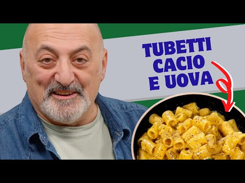Tubetti cacio e uova
