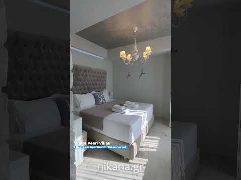 Hvite perlevillaer, privat innkvartering i sted Pefkohori, Hellas - Video