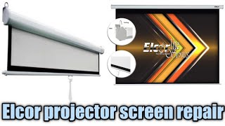 manual projector screen repair projector screen tensioning