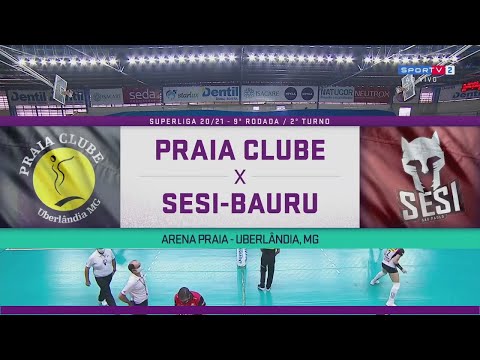 Praia Clube x Sesi Bauru (jogo completo) | 23/02/21 | Superliga Feminina de Vôlei