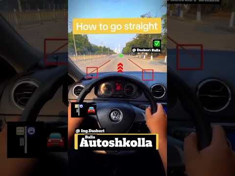 Si te shkojme drejte! Ne menyre qe mos  te kemi devijim te timonit rruges!✅🚘