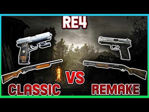 Re4 Remake Vs Original Weapons What Changed