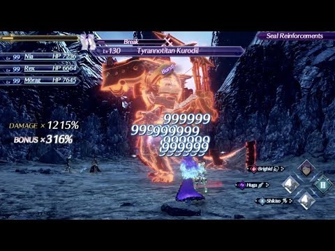 Xenoblade Chronicles 2 - New Game Plus 1.4 - Brighid Lv2 16 million+ damage full video