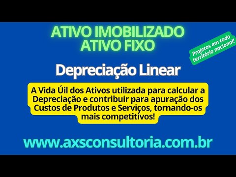A Depreciação do Ativo Imobilizado como estratégia de otimizar custos de proutos e serviços! Consultoria Empresarial Passivo Bancário Ativo Imobilizado Ativo Fixo