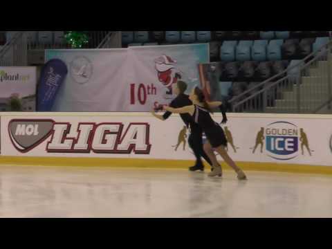 2016 Santa Claus Cup: Alina MARTYNIUK / Vadym KRAVTSOV (UKR) - ID Junior - Short dance