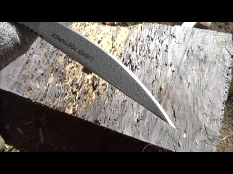 TOPS Knives Lion's Toothpick Review, Supershank Video