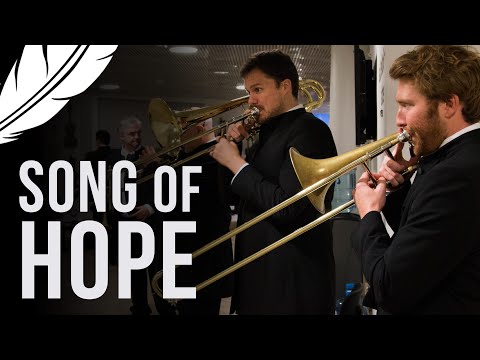 Paris Trombone Ensemble performs "Song of Hope" for trombone choir | Composed by Ricardo Mollá