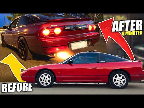 BUILDING A NISSAN 200SX S13 IN 8 MINUTES