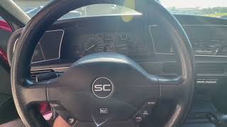 1990 Ford Thunderbird Super Coupe Start Up