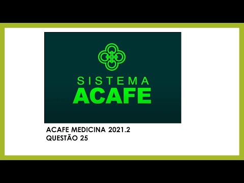 ACAFE 2021/2: QUESTÃO 25
