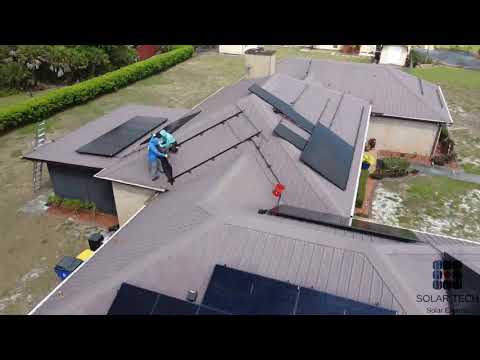 large string inverter install