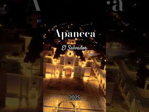 Templo de Apaneca/ Ahuachapan en 30 segundos desde un dron.