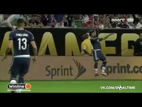 Ezequiel Lavezzi's HORRIFIC Fall BROKEN ARM | Argentina 3-0 USA | COPA AMERICA 2016