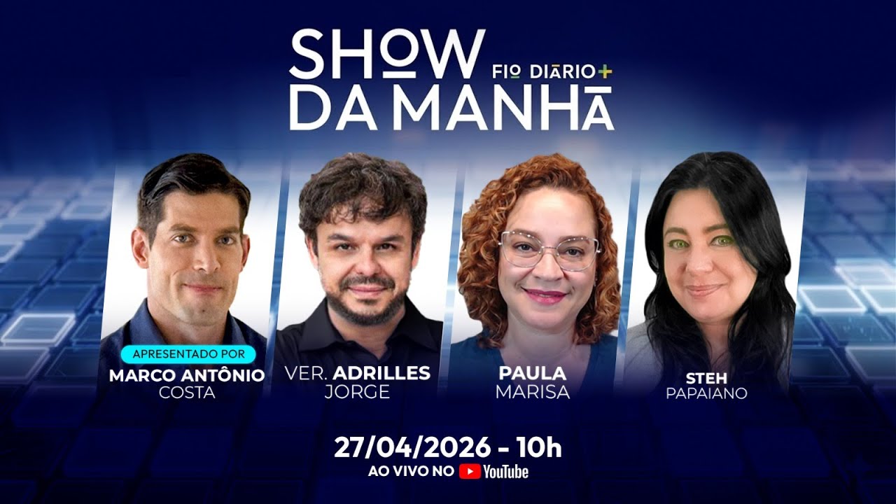 SHOW DA MANHÃ - TRUMP SOFRE ATENTADO - GILMAR MENDES AMEAÇA - 27/04/2026