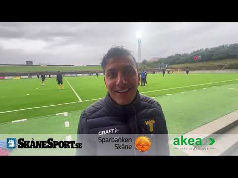 Ali Jasim efter 1-1 mellan Lunds BK och Torns IF.