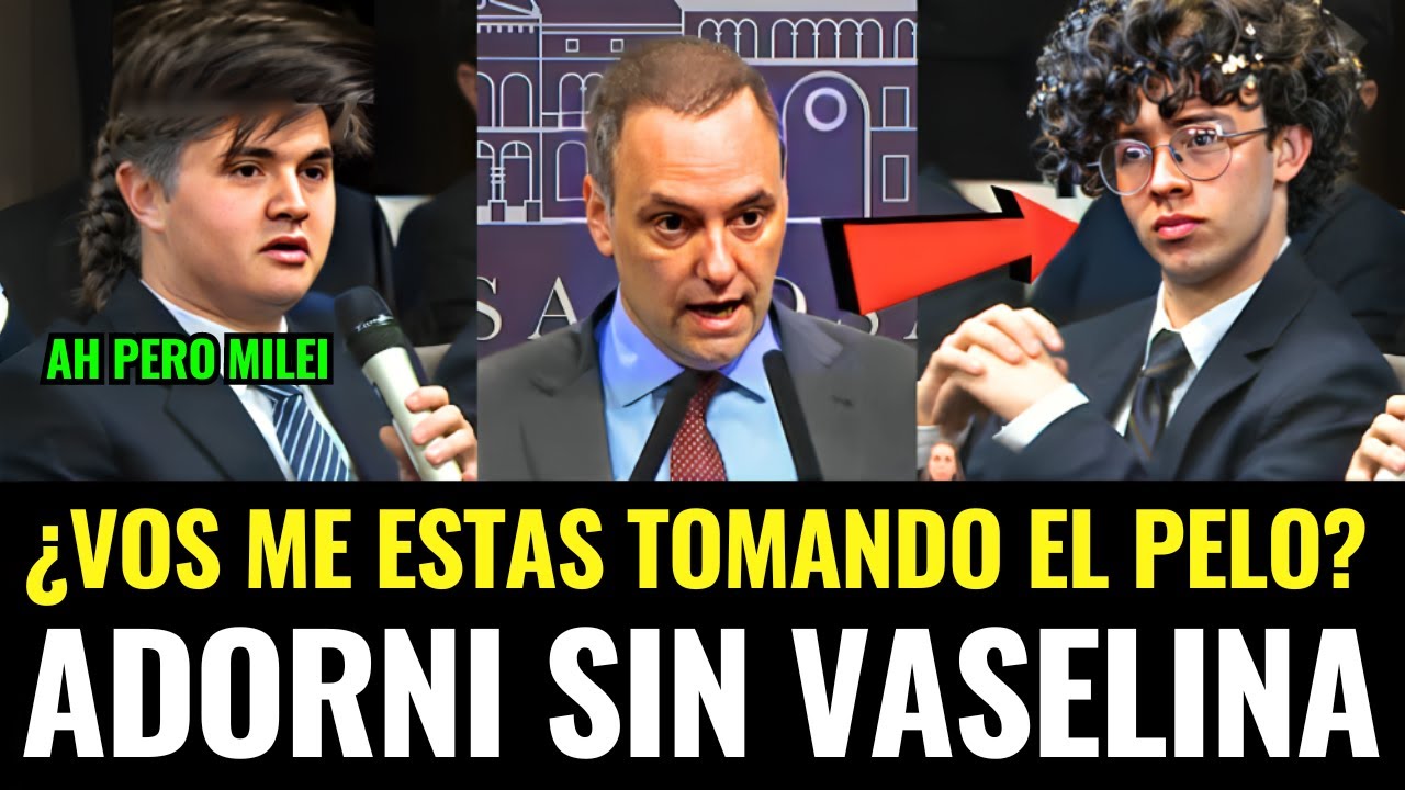 Adorni DESTRUYÓ Universitarios ZURDOS Con Preguntas Tontas