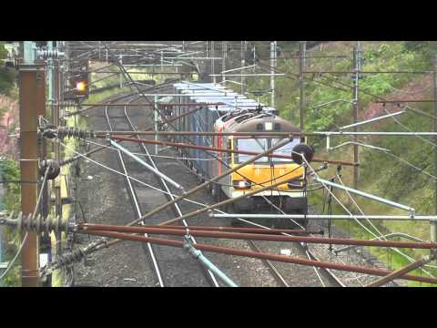92029 with 90018 DIT 4m63 Mossend - Hams Hall 13th September 2013