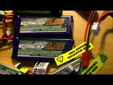 MongoTV_380 - Mongo Drones Testcenter - Samling LiPo Batterier Og Turningpro Nano-Tech