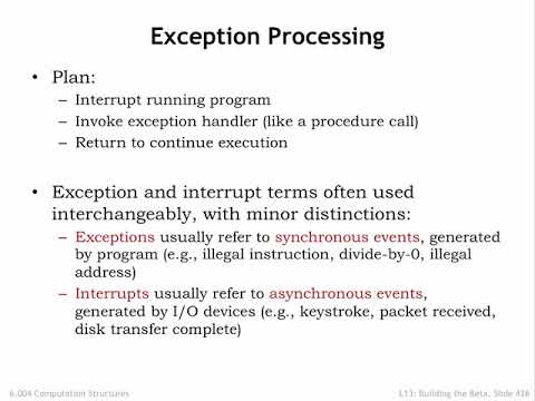 13.2.5 例外情況 (13.2.5 Exceptions)