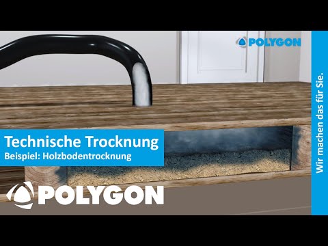 Technische Trocknung: Holzbodentrocknung