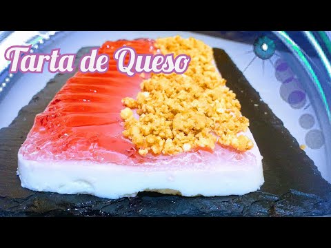 Como hacer TARTA DE QUESO SIN HORNO, receta facil y sencilla con 2 presentaciones