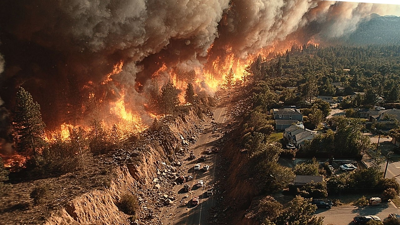 ¡Esta PELÍCULA cambiará tu forma de ver CATÁSTROFES! 🔥 UN TORNADO DE FUEGO DEVORA LA CIUDAD! | 4K