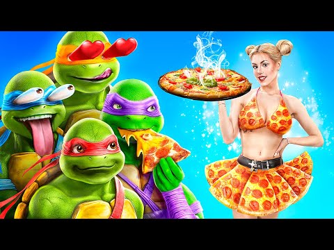 Byl jsem adoptován TMNT! Želvy Ninja v extrémní výzvě na schovávanou v krabicích!