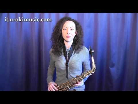 Lezioni di Sassofono Contralto C#1 S#1 L#7 Melodia Tutorial Spartito Imparare Insegnante Metodi Part