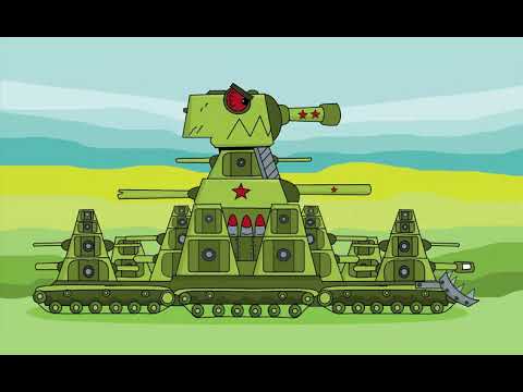 Как Нарисовать Танк Советского монстра КВ-44 - Мультики про танки
