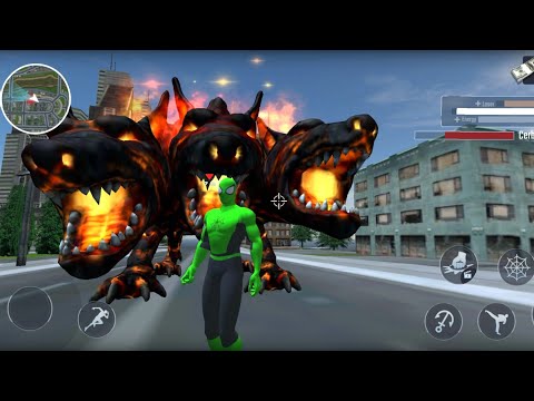 Spiderman vs 3 Head Monster Escape #2 - Spider Rope Hero - Gangster New York City - Android Gameplay