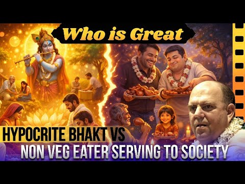 NonVeg Eater Serving Lord Vs Hypocrite Vegetarian Devotee Who is Great? HH Jayapataka Swami Maharaj 