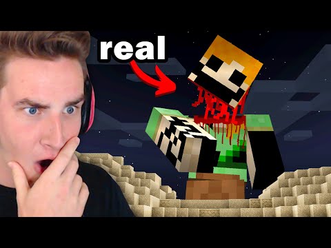 I Scared my Friend with SCARY MYTHS in Minecraft...