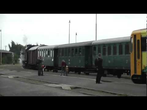 Historic train at Central Station Kladno / Hlavní nádraží Kladno