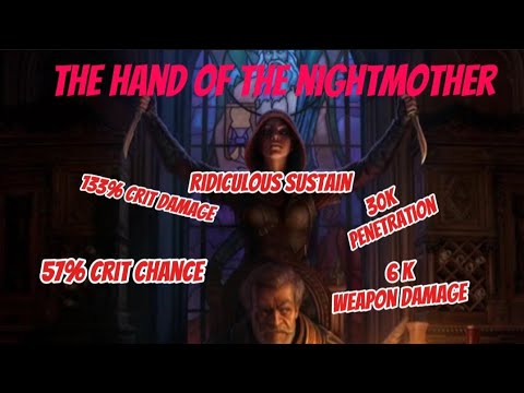 ESO PVP: The full Subclass meta cheese build and gameplay ***The Hand of the Nightmother ***