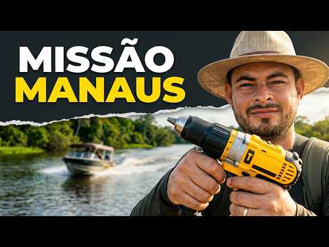 : VIAGEM DE LANCHA: DE MANAQUIRI A MANAUS EM BUSCA DE FERRAMENTAS! 🛠️🛥️