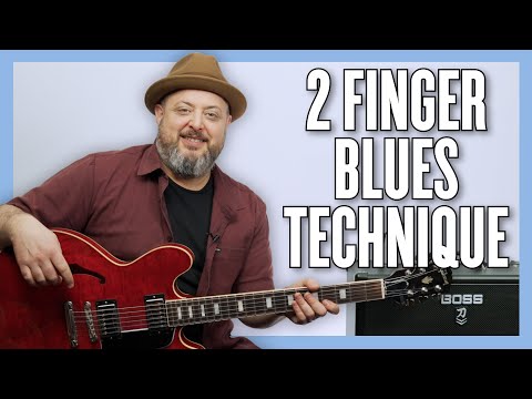 2-Finger Blues Technique for Rhythm Guitar