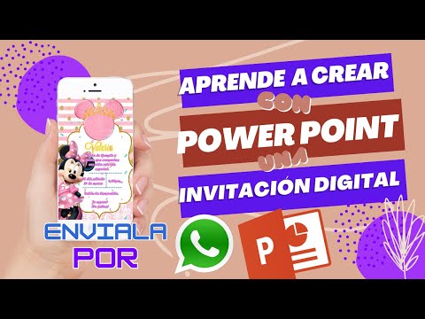 Como hacer una INVITACIÓN DIGITAL ANIMADA en POWER POINT