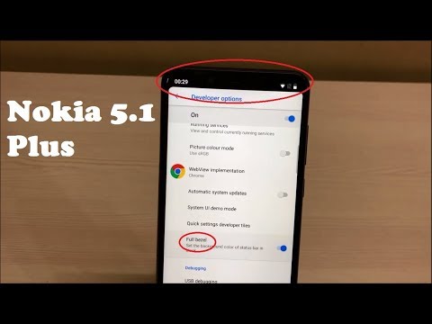 Hide Notch on Nokia 5.1 Plus Without Third Party Application