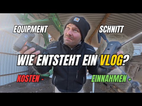 HOW is a farm vlog created? Equipment, costs, revenue and editing