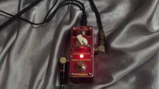Video thumbnail for Review tomsline vacum stack overdrive  mini pedal guitar by KOKO DC music and toys