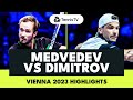Daniil Medvedev vs Grigor Dimitrov INSANE Match Highlights | Vienna 2023