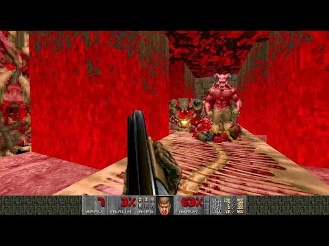 Doom 2: Pain Elemental explosion kills a Baron!!!! It'll never happen again!!